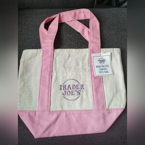Trader Joe's Spring Pastel Mini Tote Bag